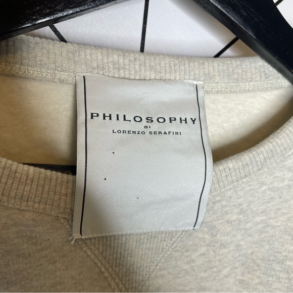 Philosophy di Lorenzo Serafini | Ruffle Oversized Pullover Sweatshirt Medium NWT - Picture 11 of 14